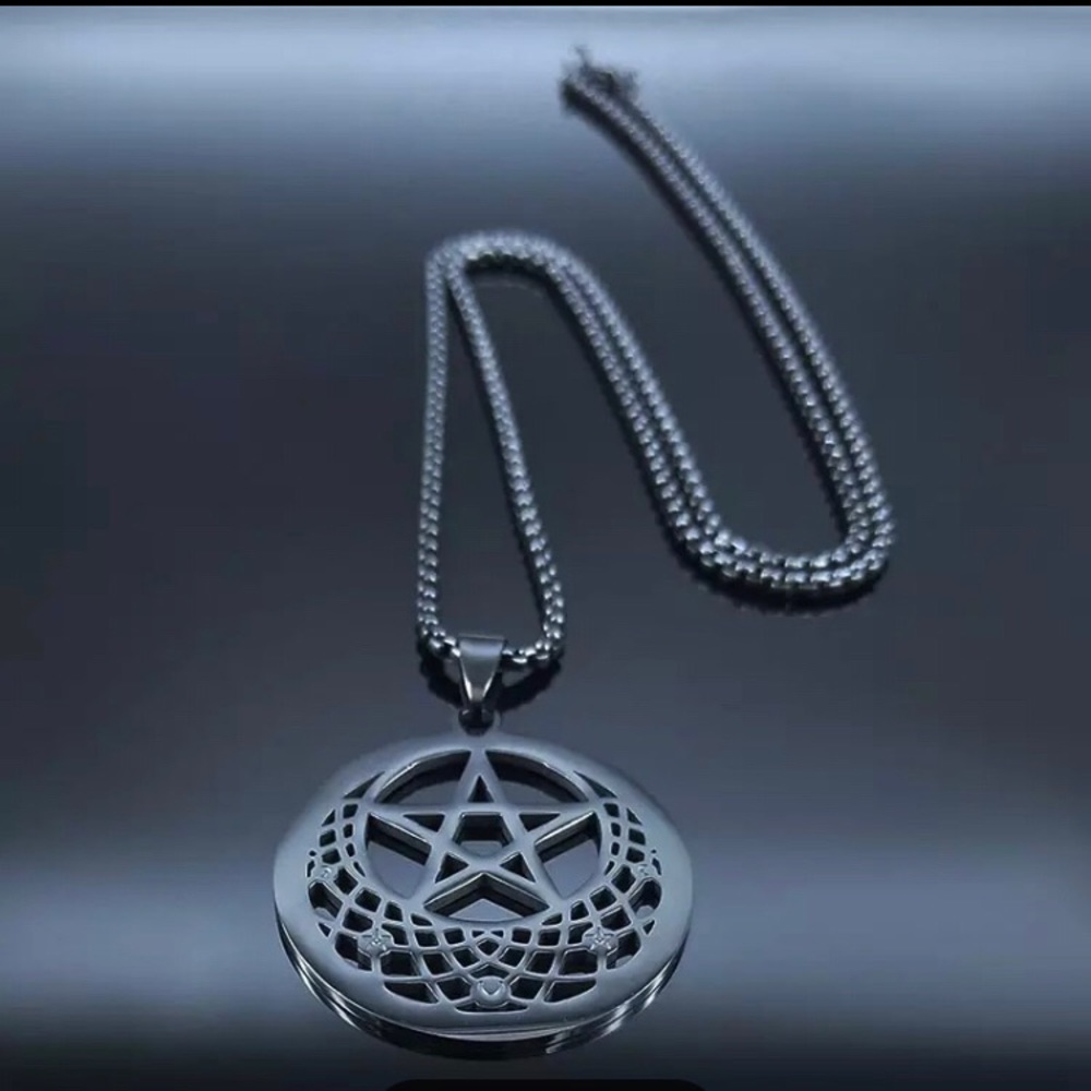 Star Pentagram Gothic Stainless Steel Necklace